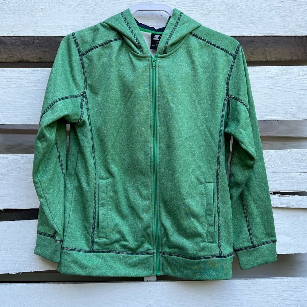 Like New Juniors Green Hoodie
